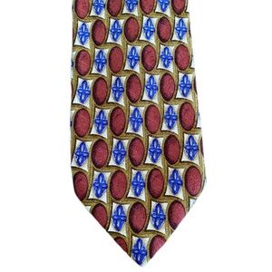 Robert Talbott Red and Blue Patterned Tie